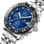 BENYAR BY-5198 Men's Quartz Sports Chronograph Watch, shown on wrist