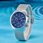 BENYAR BY-5200 43MM Men's Chronograph Watch, side view