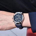 BENYAR BY-5206 Men's Quartz Chronograph Watch - Leather, side view