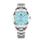 BENYAR BY-5208 40MM Sand Road with sky blue dial, angled view