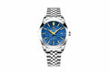 BENYAR BY-5209 Men's Automatic Diver Watch with blue dial, angled view