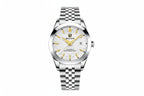 BENYAR BY-5209 Men's Automatic Diver Watch with white dial, detail view
