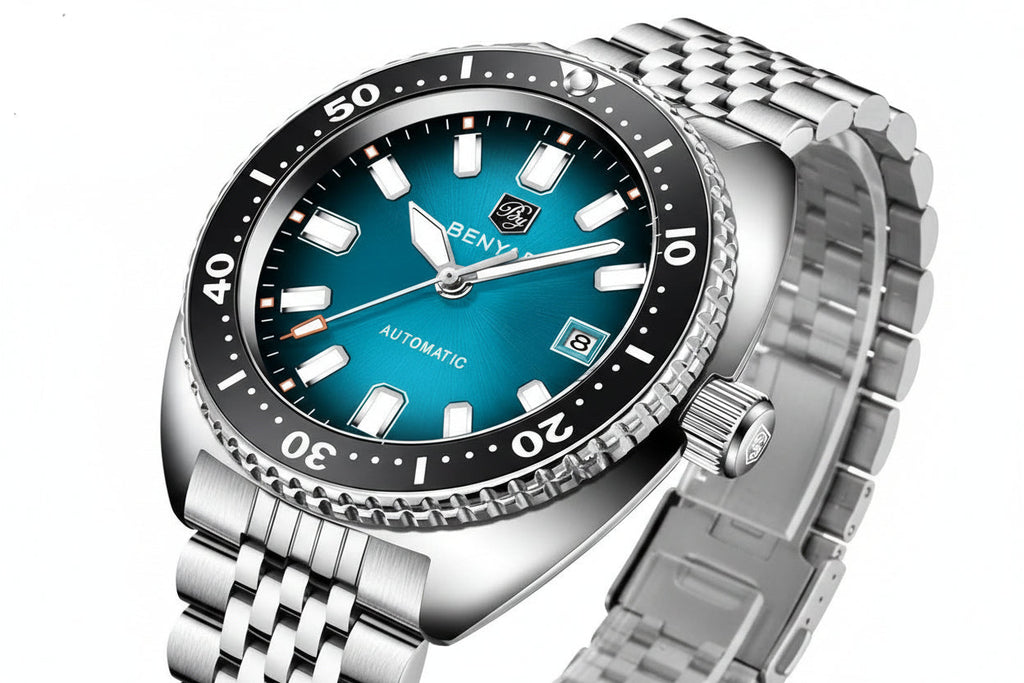 BENYAR BY-5211 42MM Men's Automatic Watch, angled view