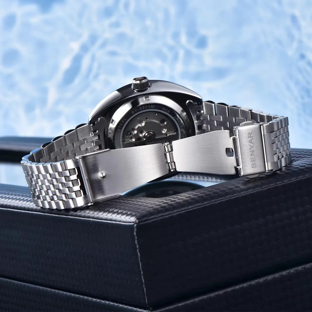 BENYAR BY-5211 Stainless Steel Bracelet Clasp Detail