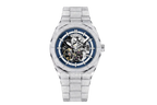 BENYAR BY-5212 Men's 3D Hollow Design Automatic Watch with silver blue dial