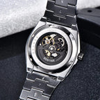 BENYAR BY-5212 Men's 3D Hollow Design Automatic Watch, clasp detail