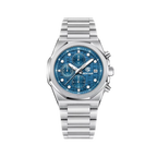 BENYAR BYâ€‘5216 Chronograph with blue dial, angled view
