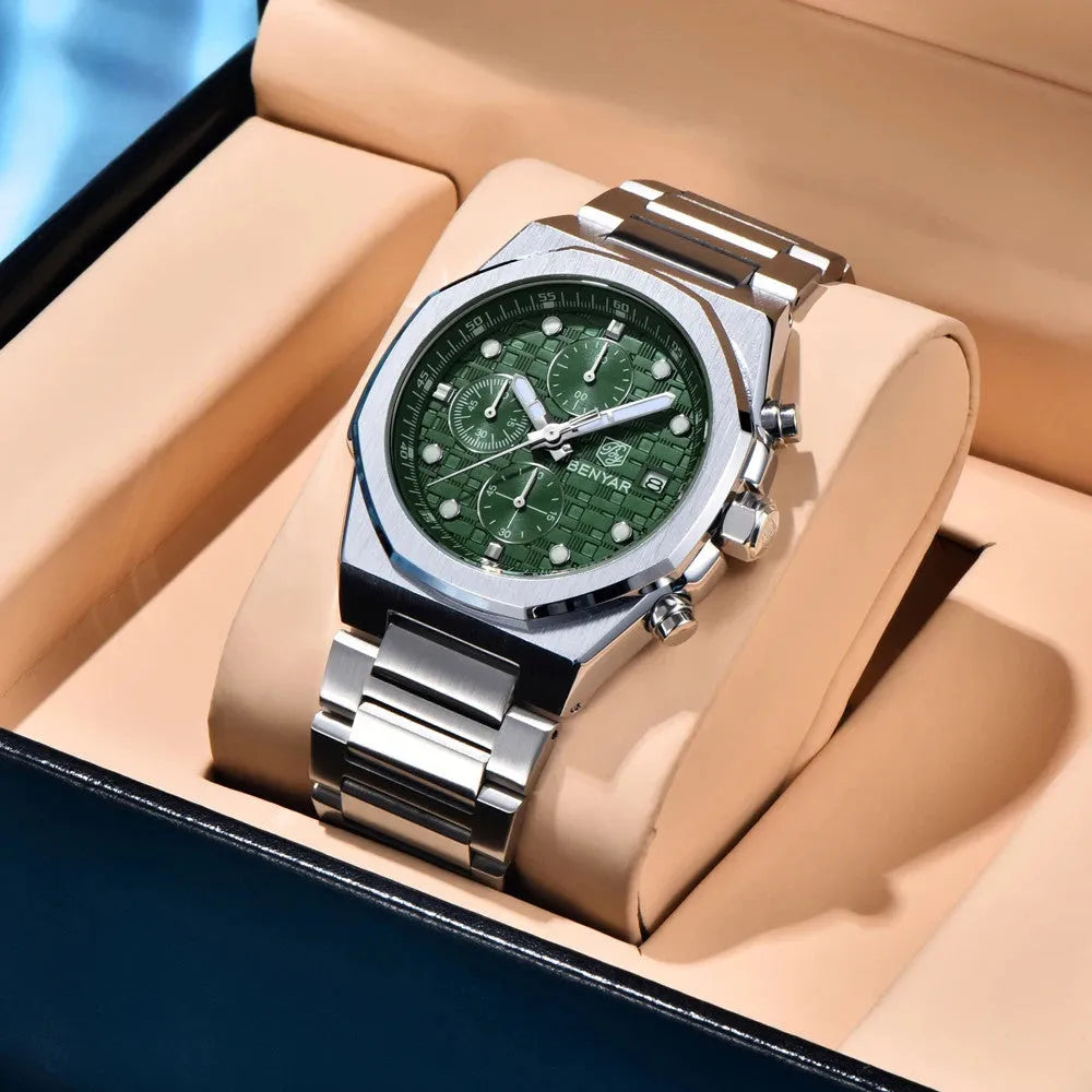 BENYAR BYâ€‘5216 Chronograph, shown on wrist