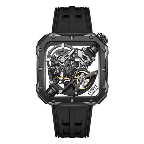 Bonest Gatti BG4001 automatic skeleton luminous watch, variant R2