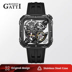 Bonest Gatti BG4001 automatic skeleton luminous watch, view 2 of 8