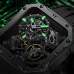 Bonest Gatti BG4001 automatic skeleton luminous watch, view 7 of 8
