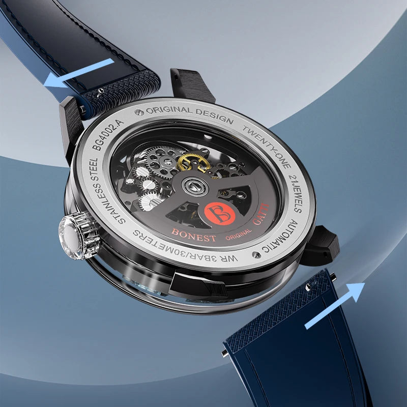 Bonest Gatti BG4002 automatic luminous watch, view 3 of 8
