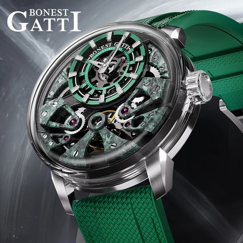 Bonest Gatti BG4002 automatic luminous watch, view 2 of 8