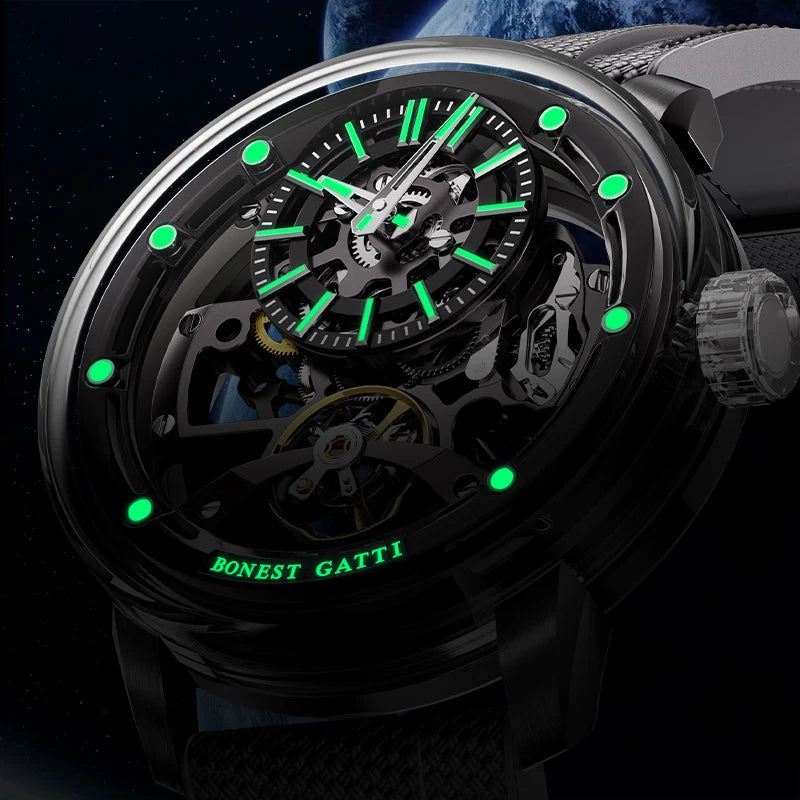 Bonest Gatti BG4003 automatic sapphire watch, view 5 of 6