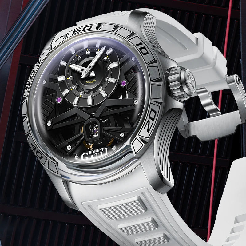 Bonest Gatti BG4004 automatic sapphire luminous watch, view 4 of 8