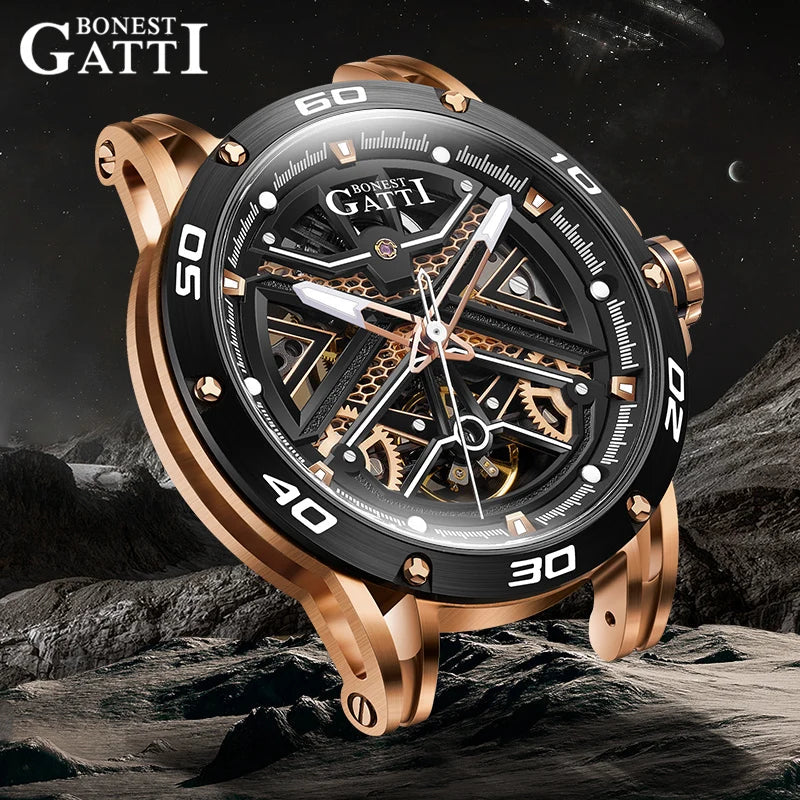Bonest Gatti BG4601 automatic sapphire watch, view 2 of 8