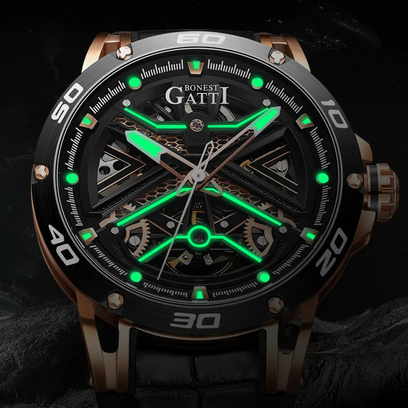 Bonest Gatti BG4601 automatic sapphire watch, view 7 of 8
