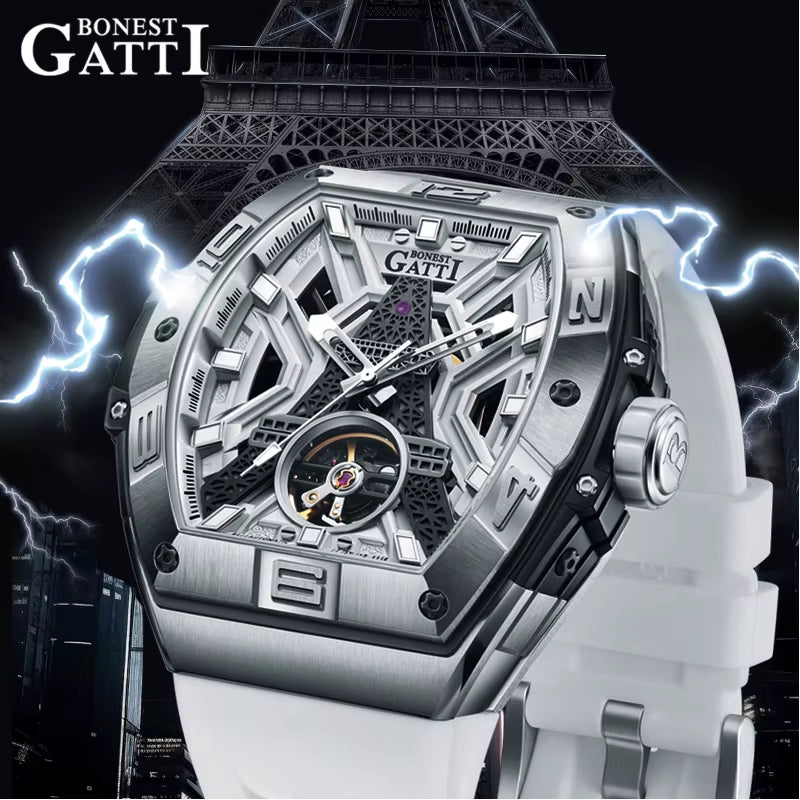 Bonest Gatti BG5001 automatic sapphire luminous watch, view 2 of 9