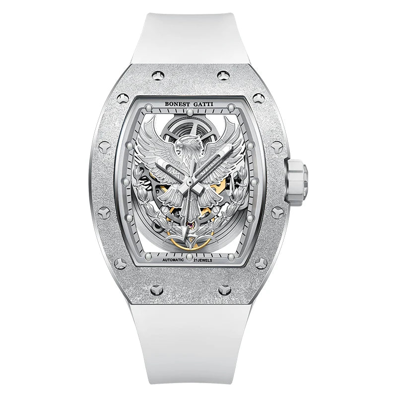 Bonest Gatti BG5002 automatic tonneau luminous watch, variant R1