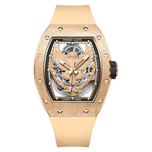 Bonest Gatti BG5002 automatic tonneau luminous watch, variant R2