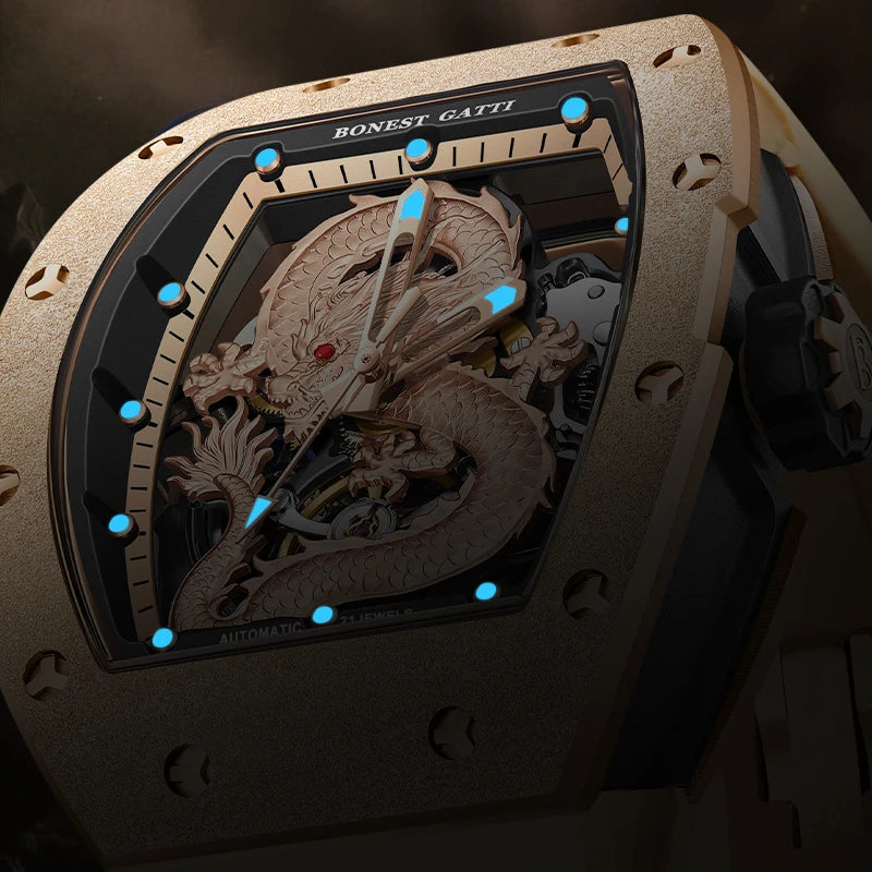 Bonest Gatti BG5003 automatic luminous watch, view 6 of 8