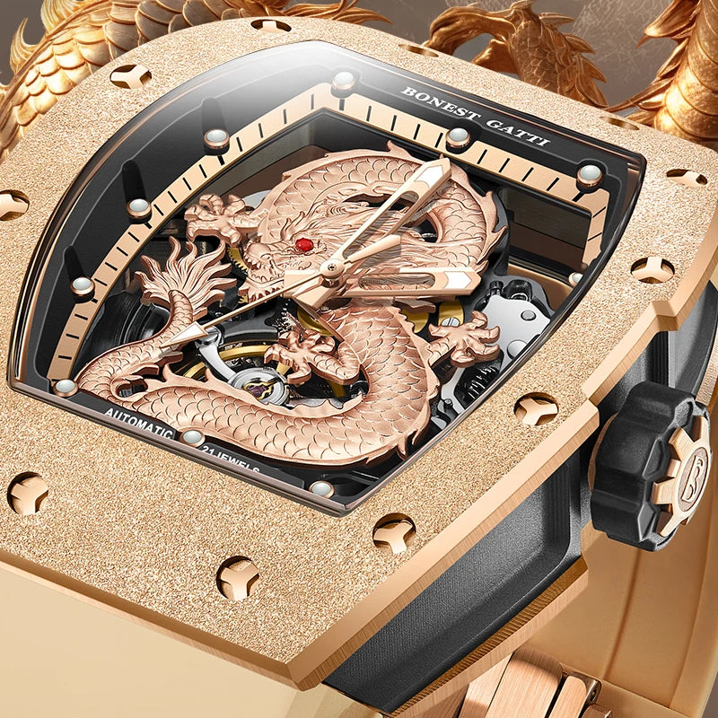 Bonest Gatti BG5003 automatic luminous watch, view 2 of 8