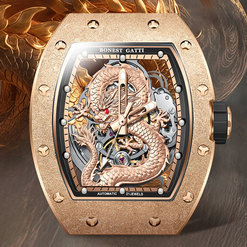 Bonest Gatti BG5003 automatic luminous watch, view 4 of 8