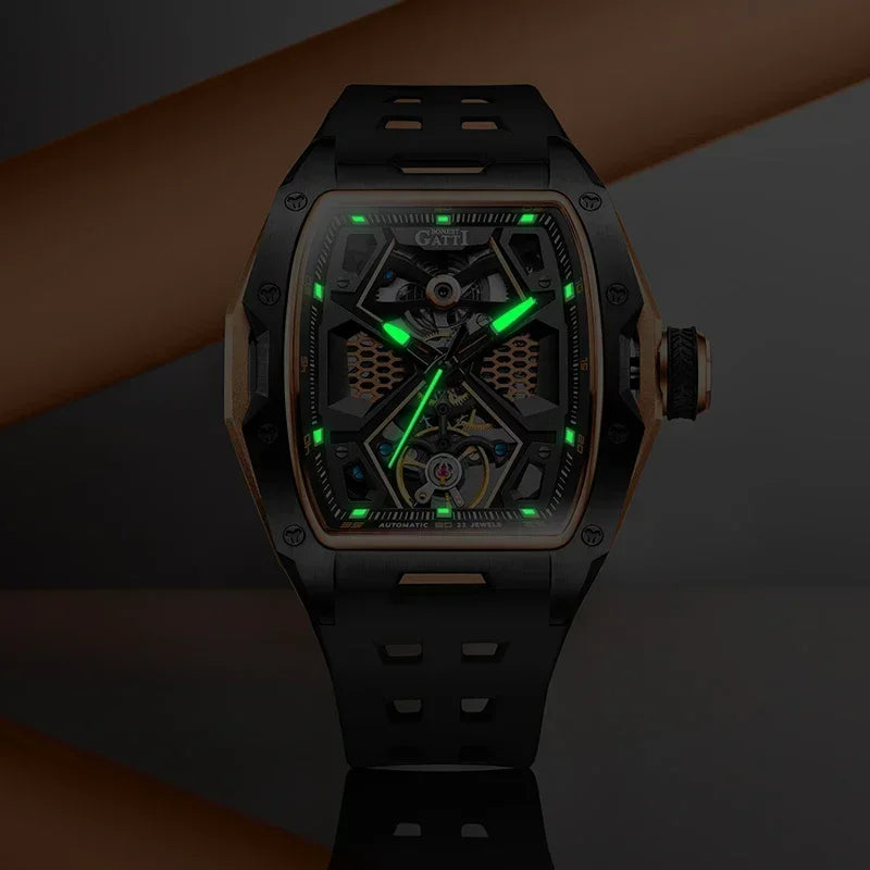 Bonest Gatti BG5501 automatic luminous watch, view 4 of 10