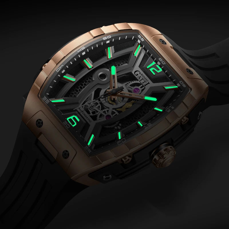 Bonest Gatti BG5601 automatic sapphire watch, view 7 of 9