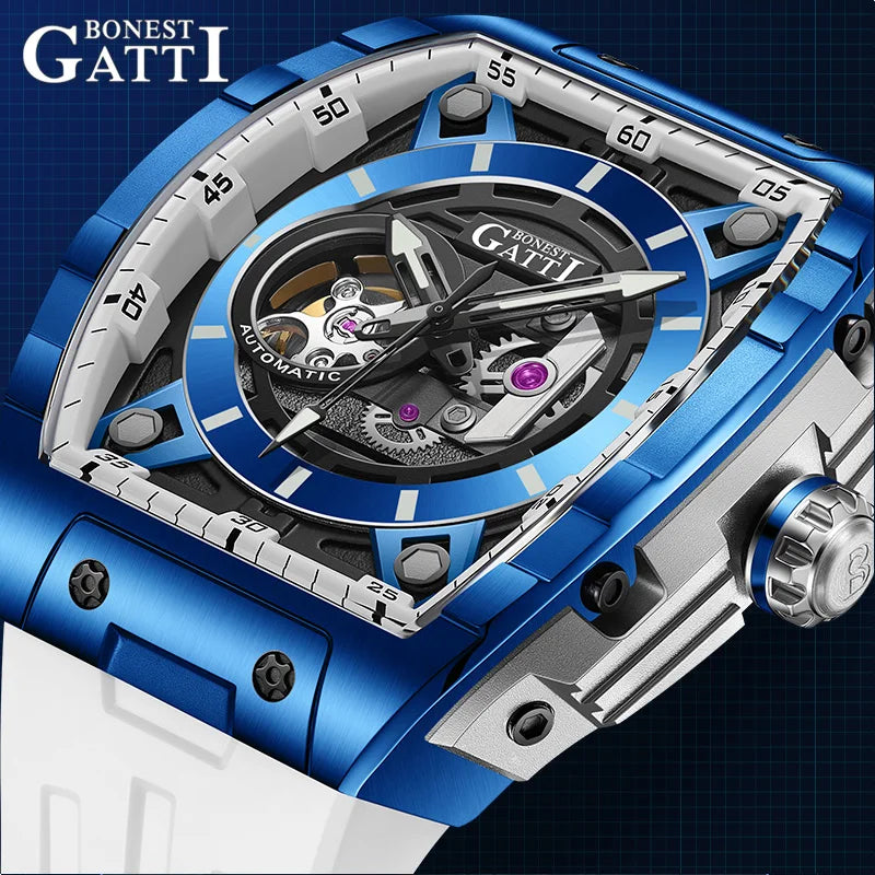 Bonest Gatti BG5602 automatic sapphire luminous watch, view 2 of 10