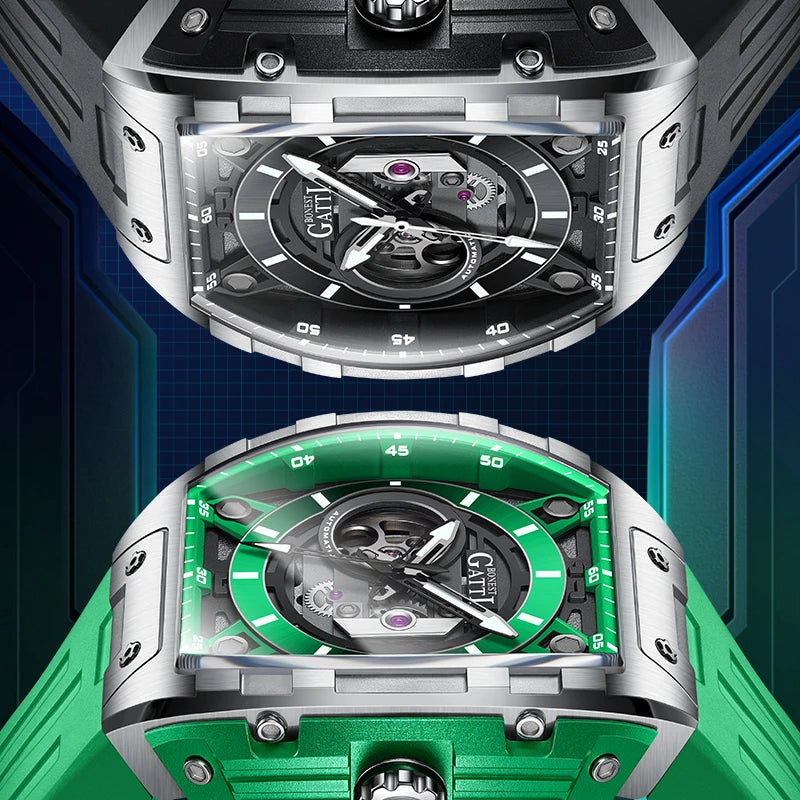 Bonest Gatti BG5602 automatic sapphire luminous watch, view 5 of 10