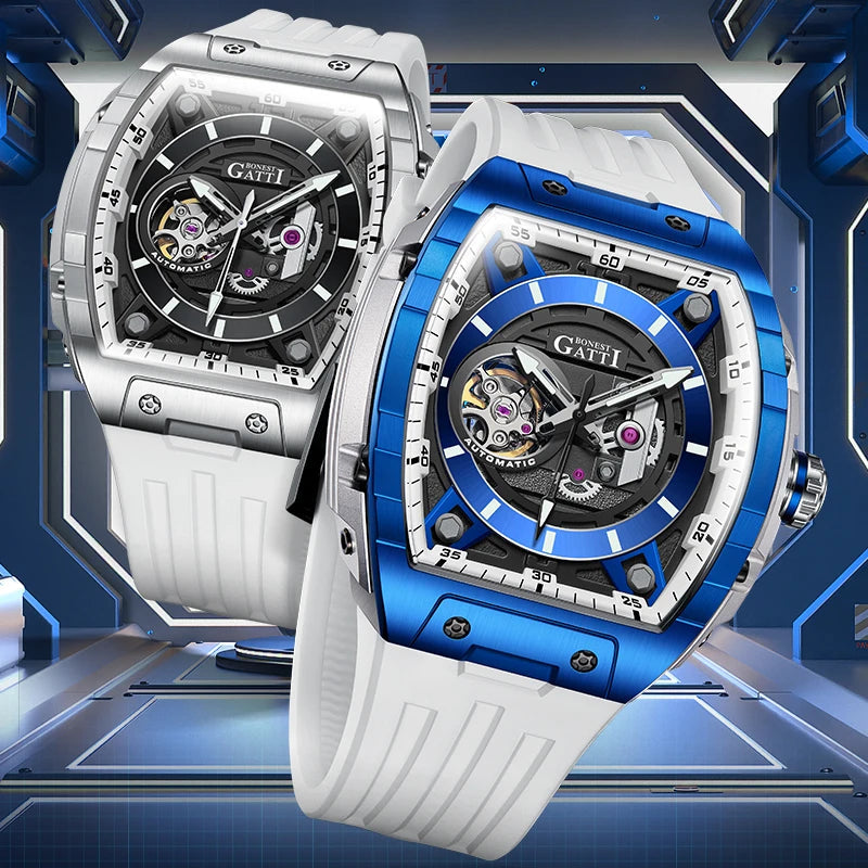 Bonest Gatti BG5602 automatic sapphire luminous watch, view 4 of 10