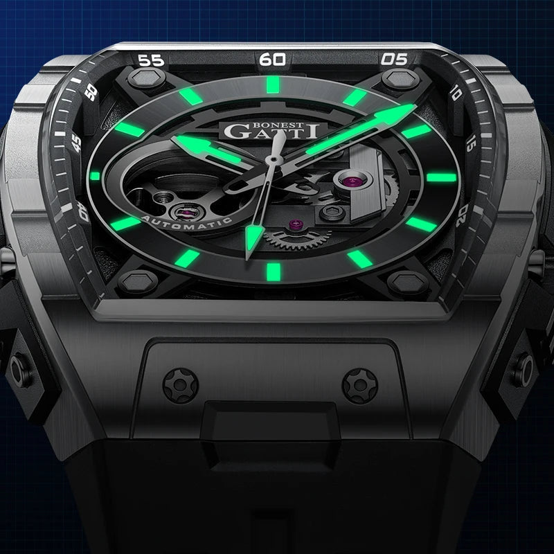 Bonest Gatti BG5602 automatic sapphire luminous watch, view 6 of 10