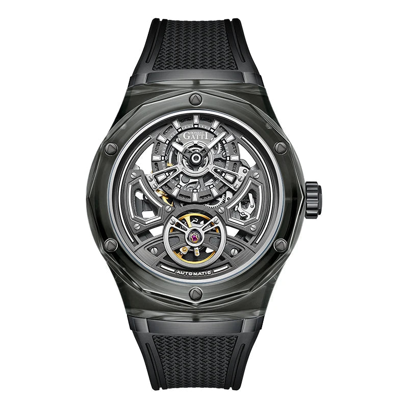 Bonest Gatti BG5807 automatic skeleton sapphire watch, variant A1