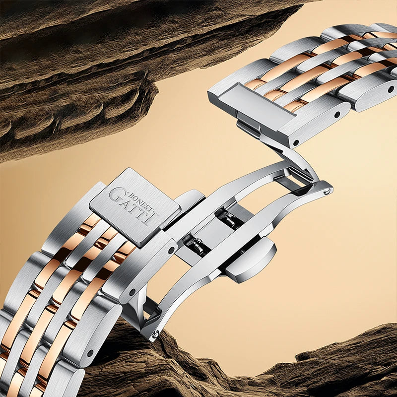 Bonest Gatti BG5808 automatic skeleton watch, view 6 of 10