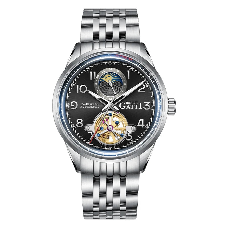 Bonest Gatti BG5808 automatic skeleton watch, variant S1