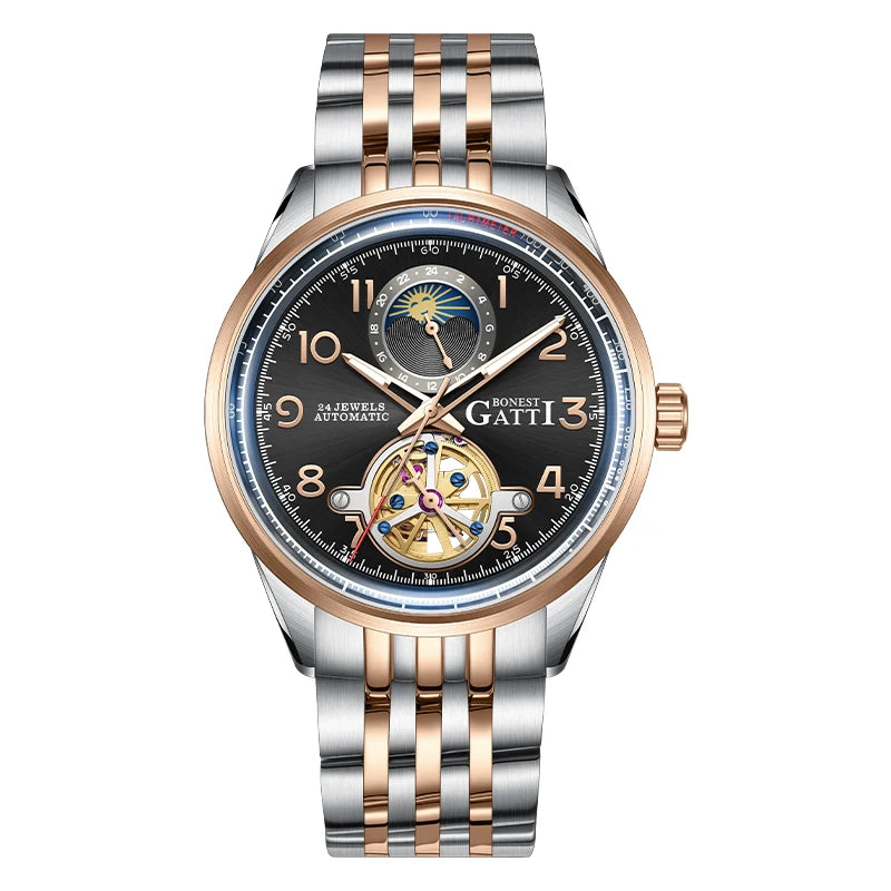 Bonest Gatti BG5808 automatic skeleton watch, variant S3
