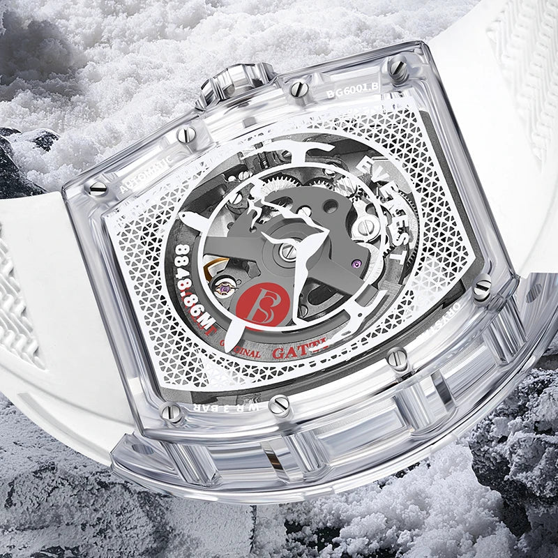 Bonest Gatti BG6001 automatic skeleton watch, view 3 of 7