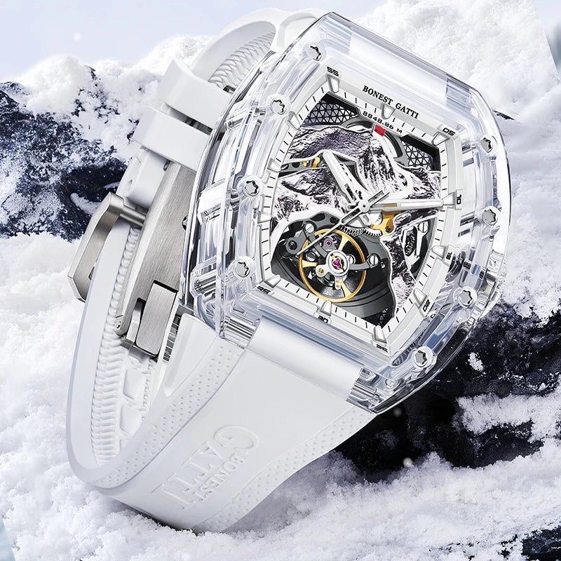 Bonest Gatti BG6001 automatic skeleton watch, view 2 of 7