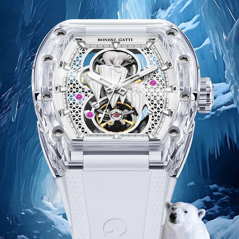 Bonest Gatti BG6002 automatic luminous watch, view 2 of 8