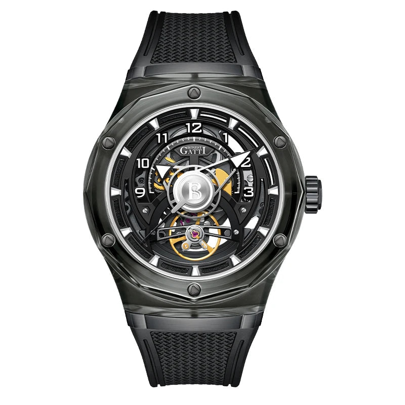 Bonest Gatti BG6003 automatic skeleton watch, variant R1