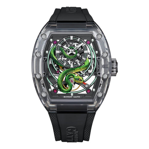 Bonest Gatti BG6004 automatic tonneau luminous watch, variant R2