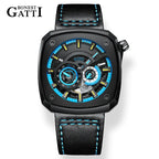 Bonest Gatti BG6601 automatic skeleton sapphire watch, variant B6