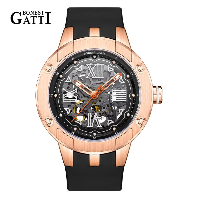 Bonest Gatti BG7701 automatic skeleton sapphire watch, variant A5