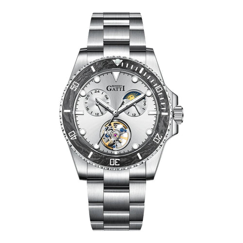 Bonest Gatti BG8003 automatic skeleton sapphire watch, variant S2