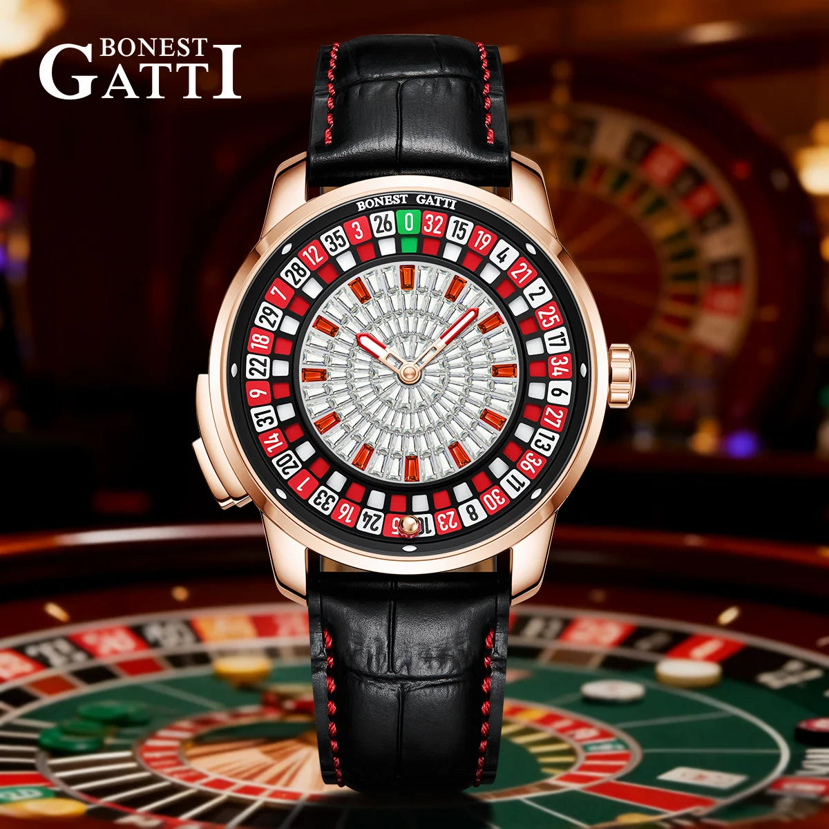 Bonest Gatti BG8004 automatic luminous watch, view 2 of 8