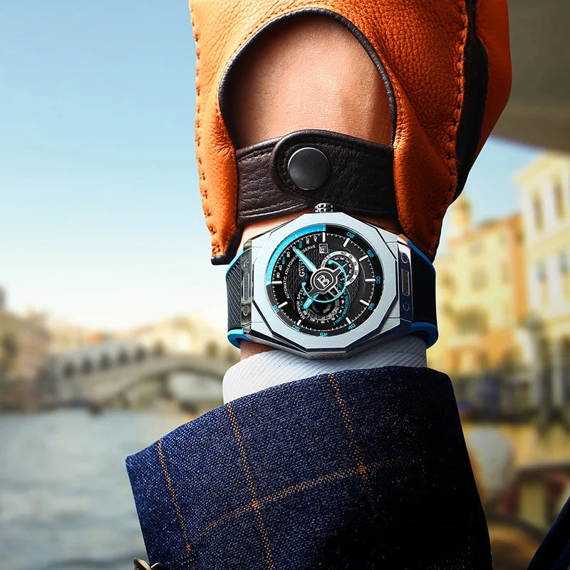 Bonest Gatti BG8601 automatic sapphire luminous watch, view 3 of 9