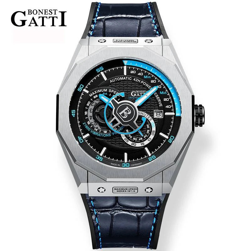 Bonest Gatti BG8601 automatic sapphire luminous watch, view 2 of 9