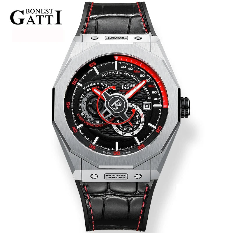Bonest Gatti BG8601 automatic sapphire luminous watch, variant B2