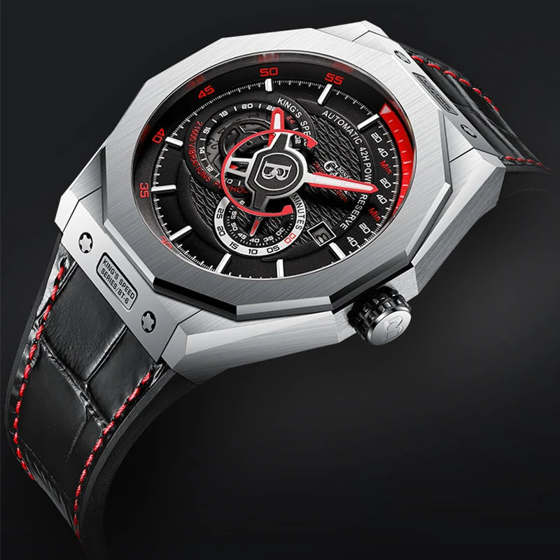 Bonest Gatti BG8601 automatic sapphire luminous watch, view 5 of 9